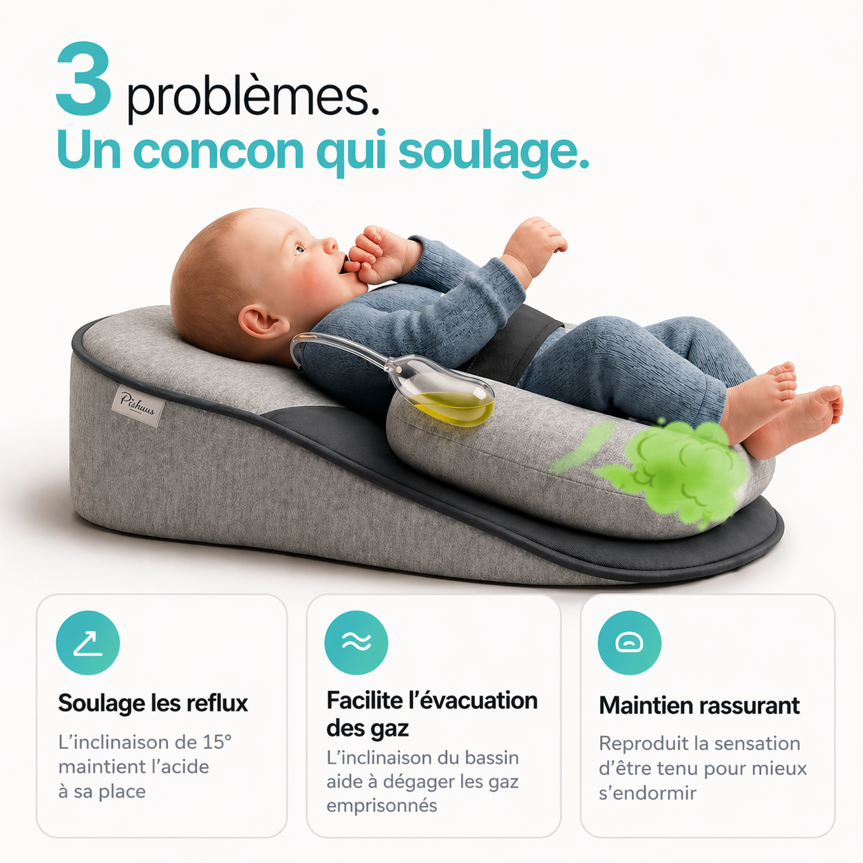 Maintien doux pour bébé