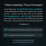 Détails du DreamCradle